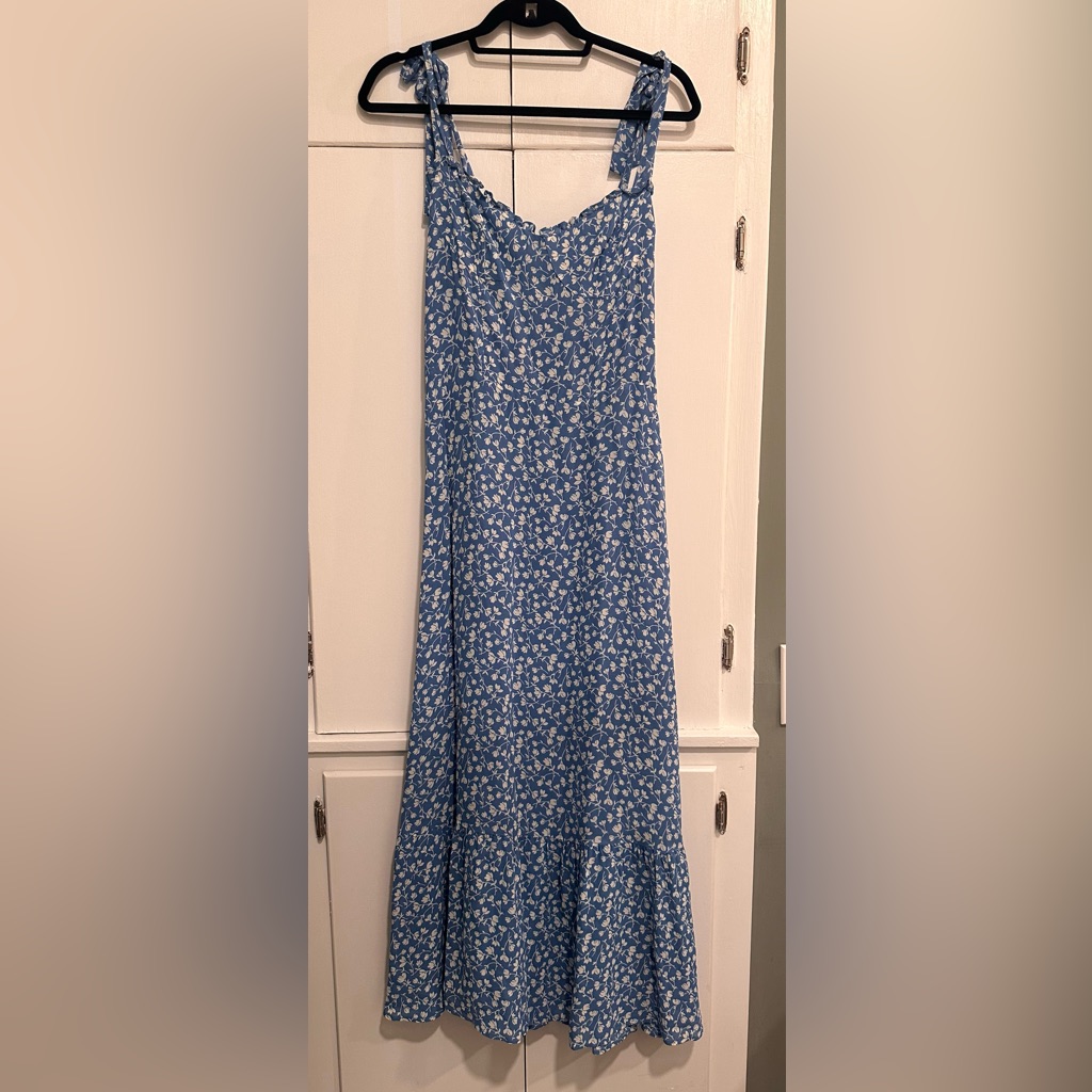 Reformation Blue Nikita Dress-Size 8